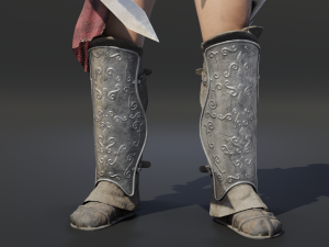 gladiator murmillo Modello 3D