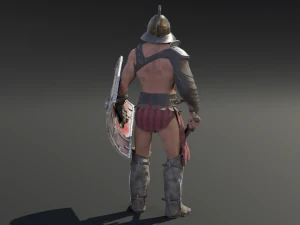 gladiador murmillo Modelo 3D