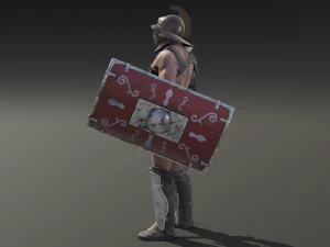 gladiador murmillo Modelo 3D