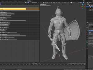 gladiator murmillo Modello 3D