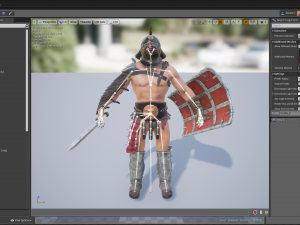 gladiator murmillo Modello 3D