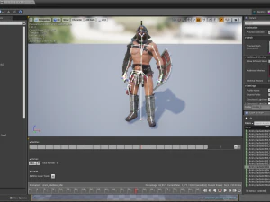 gladiador murmillo Modelo 3D