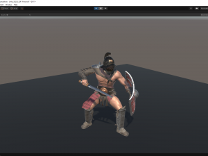 gladiator murmillo Modello 3D