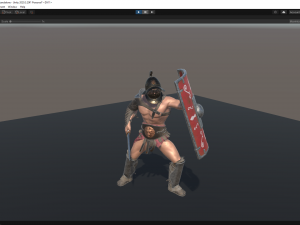 gladiator murmillo Modello 3D