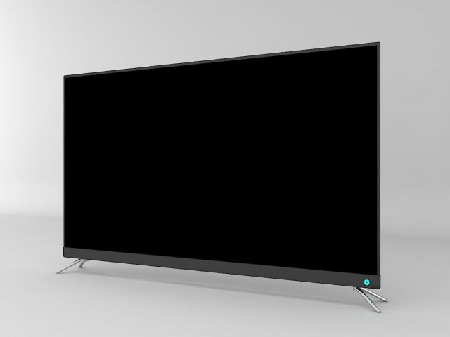 flat slim tv 3Dモデル .c4d .max .obj .3ds .fbx .stl .blend 