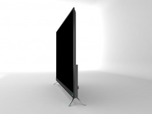 flat slim tv 3Dモデル