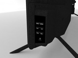 modern tv 3D-Modell