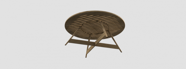 lounge table 3D Model .c4d .max .obj .3ds .fbx .stl .blend 