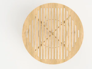 mesa de sal&oacute;n Modelo 3D