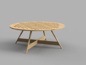 mesa de sal&oacute;n Modelo 3D