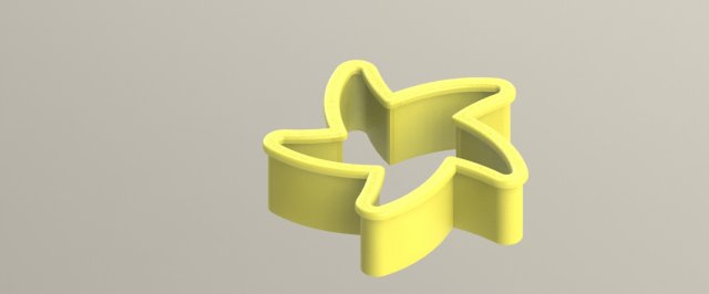 cookie cutter 3Dプリントモデル .c4d .max .obj .3ds .fbx .stl .blend