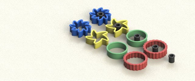 cookie cutters 3Dプリントモデル .c4d .max .obj .3ds .fbx .stl .blend 
