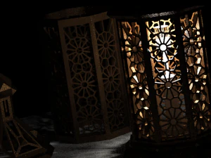 가벼운 아랍 3D 프린트 모델