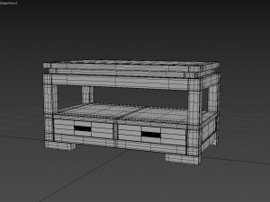 table kenia Modello 3D
