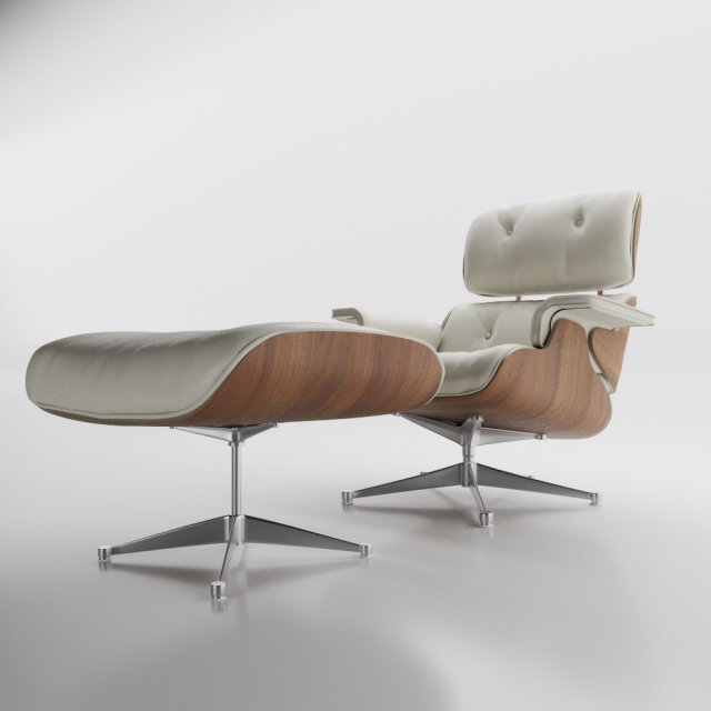 lounge chair charles ray eames 3D 모델 .c4d .max .obj .3ds .fbx .stl .blend 
