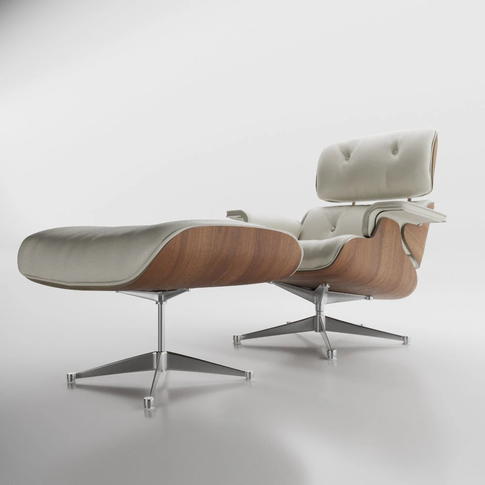 lounge chair charles ray eames 3D Model .c4d .max .obj .3ds .fbx .stl .blend 