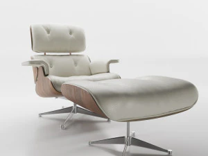 lounge chair charles ray eames 3D Model