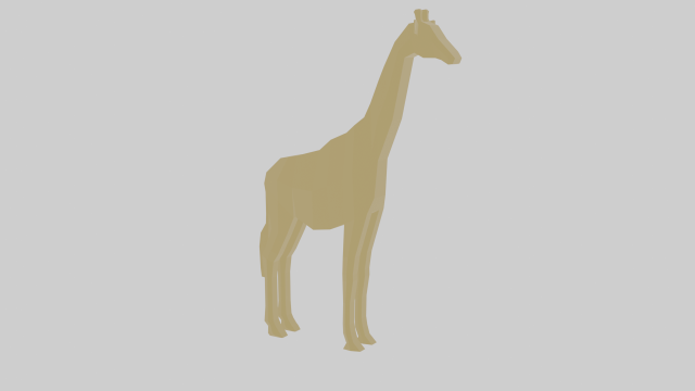 rigged giraffe Modèle 3D .c4d .max .obj .3ds .fbx .stl .blend 