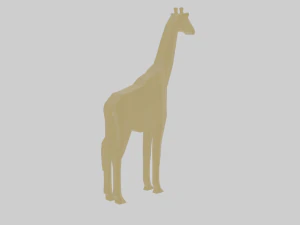 rigged giraffe 3D Model