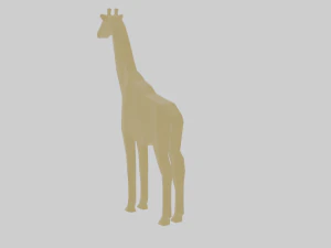 rigged giraffe 3D Model