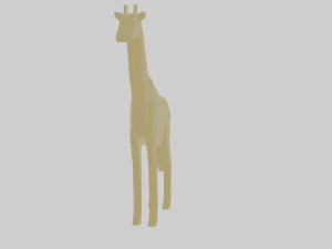 rigged giraffe 3D Model