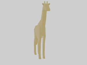 rigged giraffe 3D Model
