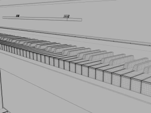 피아노 3D 모델