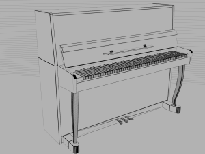 piano Model 3D