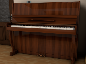 piano Model 3D