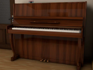피아노 3D 모델