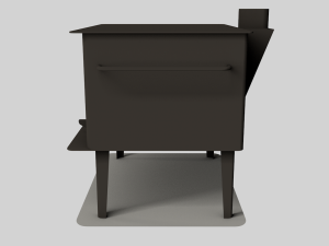 wood stove 3D Model