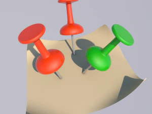 Druckstift 3D Modell