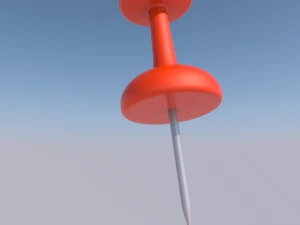 push pin 3D Model