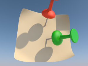 push pin Modelo 3D