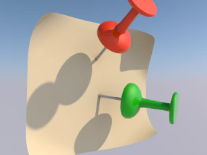 push pin 3D Model