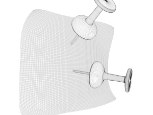 push pin 3D Model