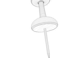 push pin Modelo 3D