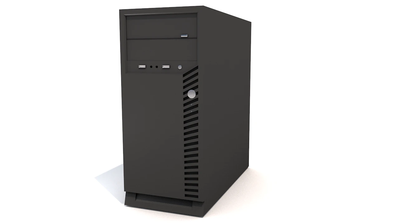 custodia del PC Modello 3D .c4d .max .obj .3ds .fbx .stl .blend 