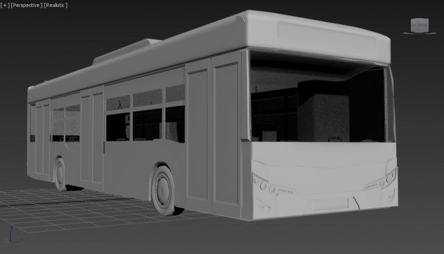 lowpolybus 3D Model .c4d .max .obj .3ds .fbx .stl .blend 