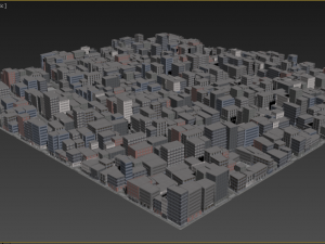lowpoly city 1 3D Model