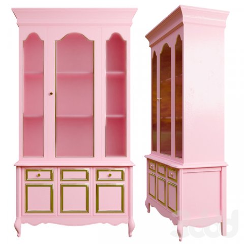 pink wardrobe Modelo 3D .c4d .max .obj .3ds .fbx .stl .blend 