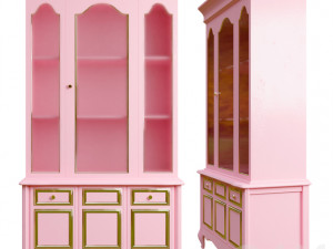 pink wardrobe Modelo 3D