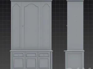 pink wardrobe 3D Model