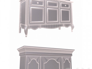 pink wardrobe Modelo 3D
