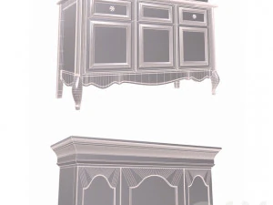 pink wardrobe 3D Model