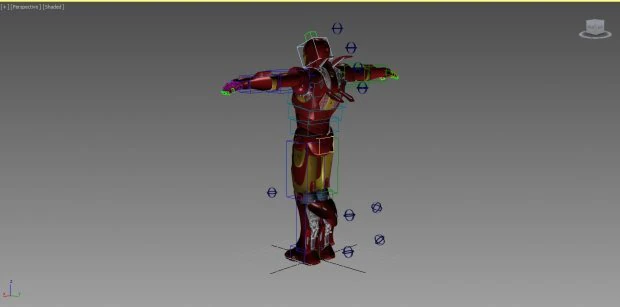 iron man 3D Model .c4d .max .obj .3ds .fbx .stl .blend 