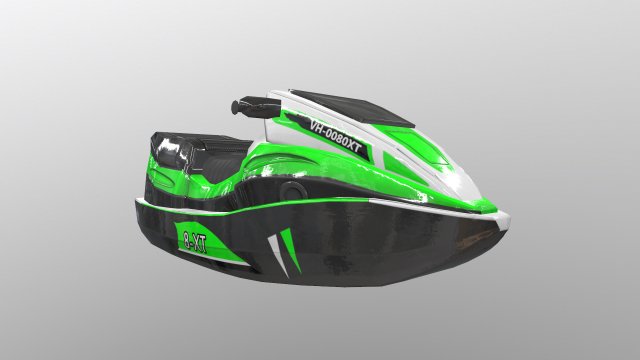 Water scooter 3D 模型 .c4d .max .obj .3ds .fbx .stl .blend 
