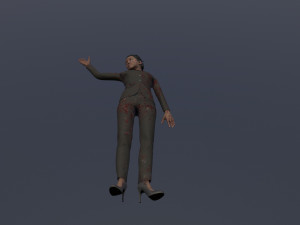 Female dead 3D Model