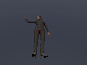 Female dead 3D Model