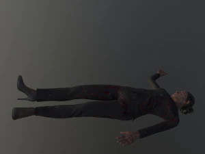 Female dead 3D Model